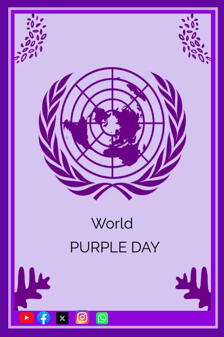 World Purple Day Template | PosterMyWall