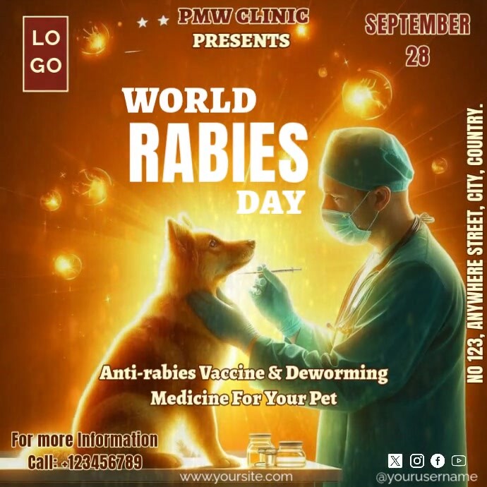 World Rabies Day Template | PosterMyWall