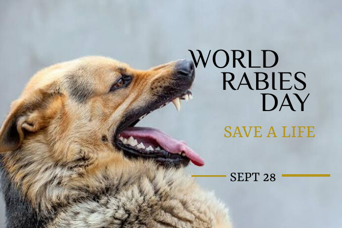 world rabies day poster Template | PosterMyWall