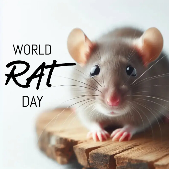 World Rat Day Flyer template | PosterMyWall