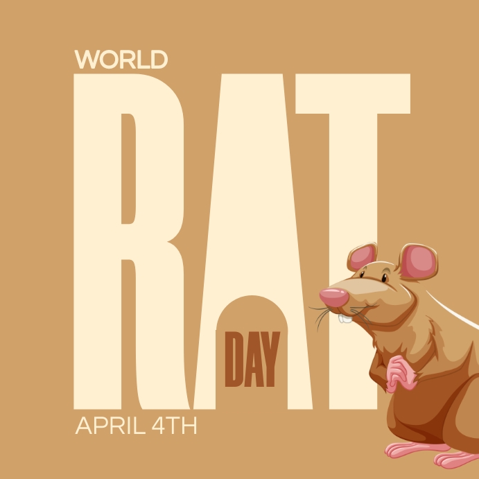 Copy of World Rat Day Instagram Post PosterMyWall