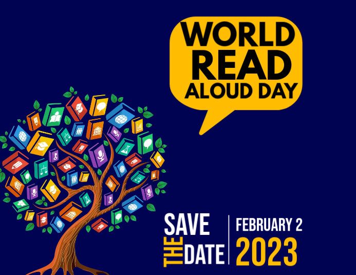 Copy of world read aloud day poster PosterMyWall