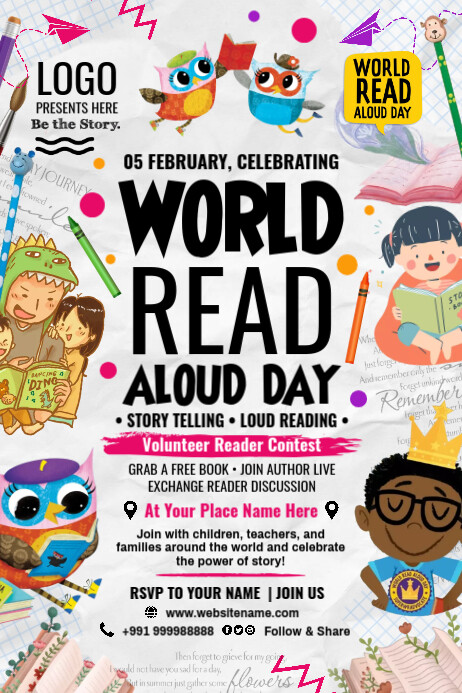 Read Poster Template