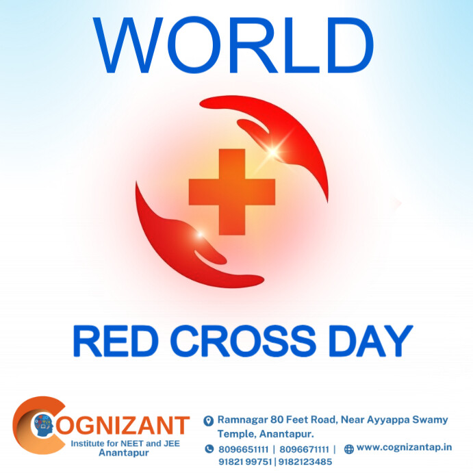World Red cross day Free editable template design Instagram Post