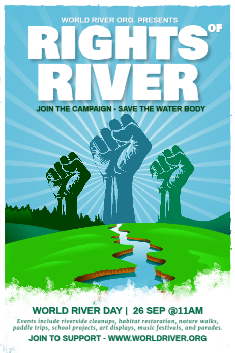 World River Day Campaign Template | PosterMyWall