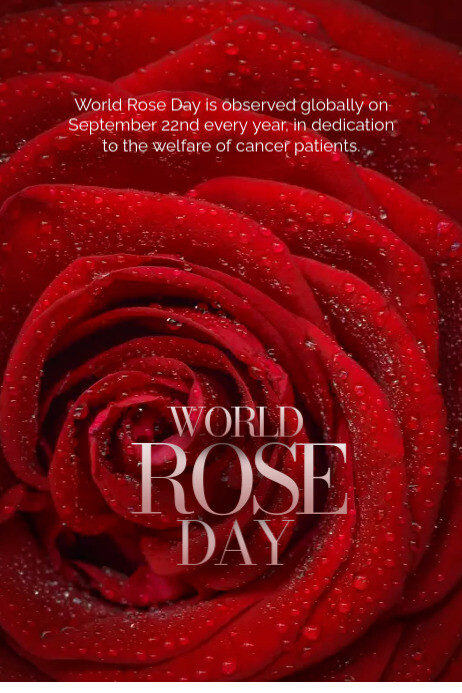 World Rose Day Poster Template | PosterMyWall