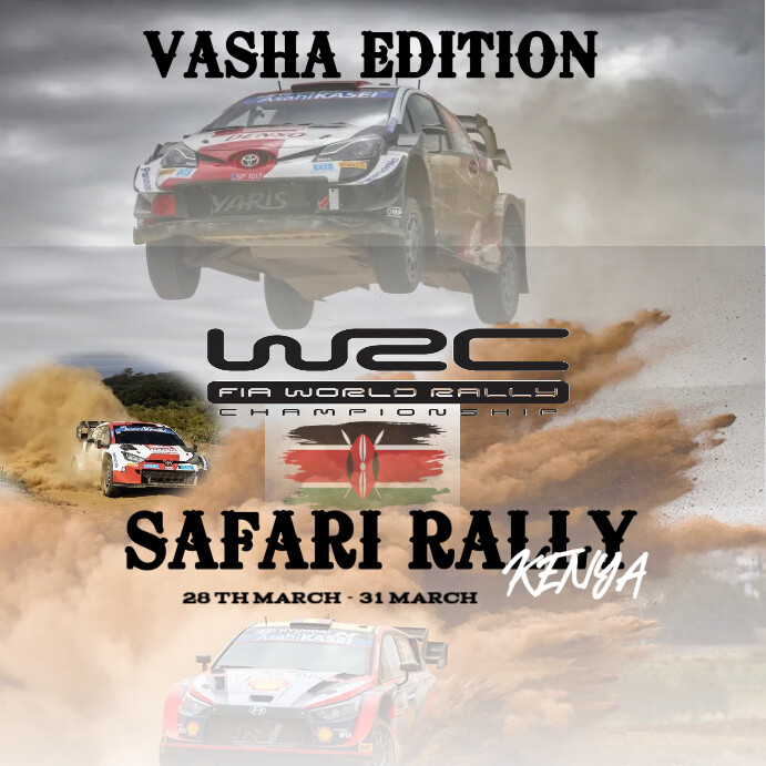 World safari rally Templat | PosterMyWall