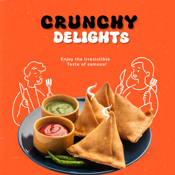 Samosa Posts World samosa day Template | PosterMyWall