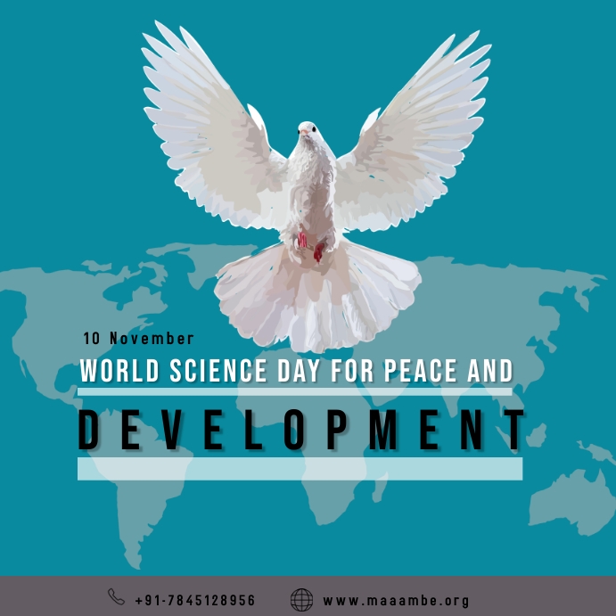 World Science Day for Peace and Development Instagram-opslag template