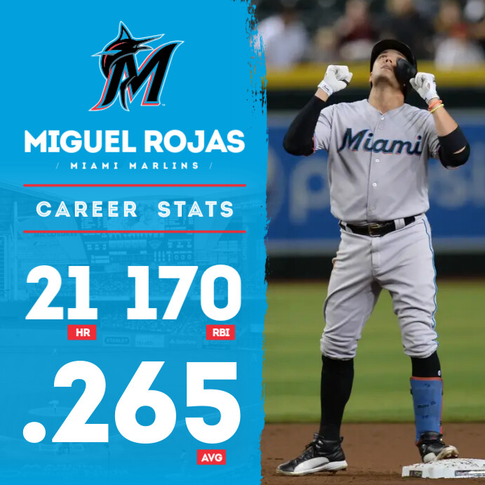 Copy of World Screening Baseball Stats Instagram Imag PosterMyWall