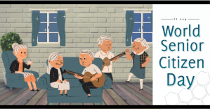 World Senior Citizen Day Изображение, которым поделились на Facebook template