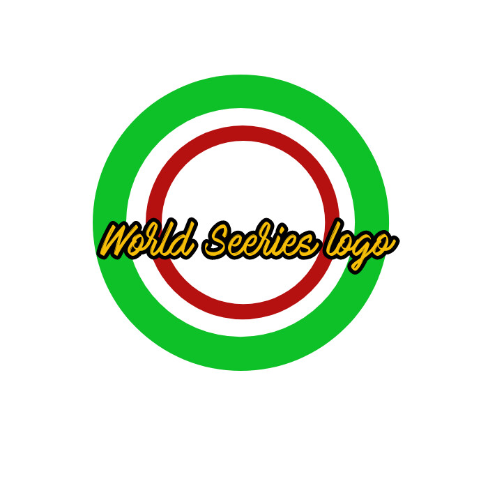 WORLD SERIES LOGO, MLB LOGO Logotyp template