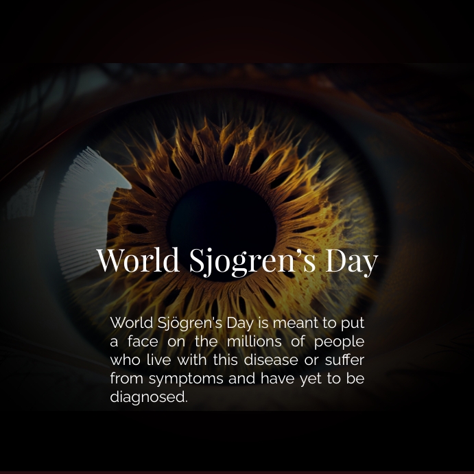 World Sjogren’s Day Instagram Post template