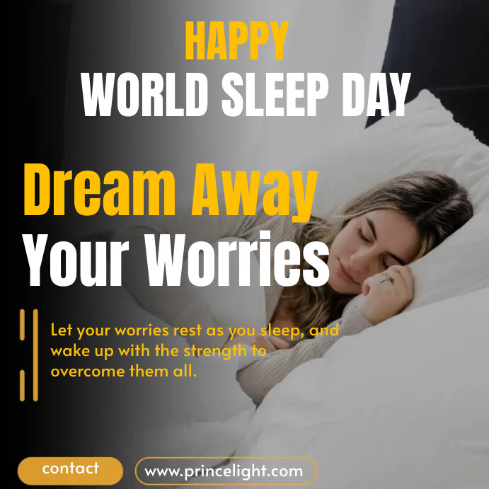 Sleep Tumblr Posts World sleep day Instagram post Template | PosterMyWall