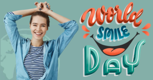 World smile day, smile day Изображение, которым поделились на Facebook template