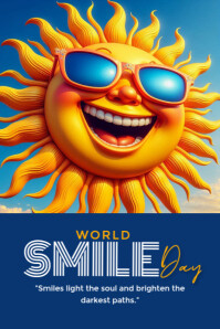 Blue World Smile Day Iphosta Template
