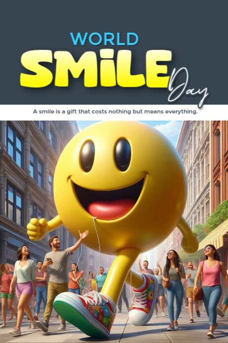 WORLD SMILE DAY Template | PosterMyWall