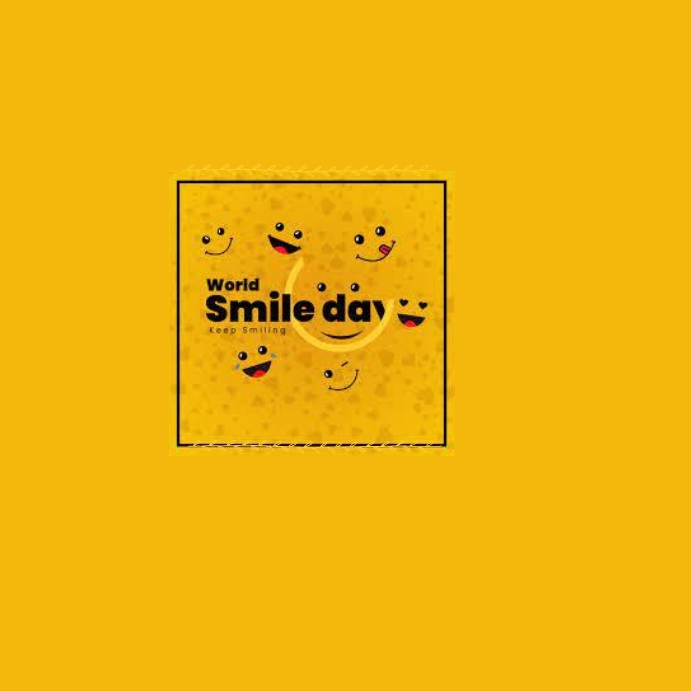 world smile day instagram post Template | PosterMyWall