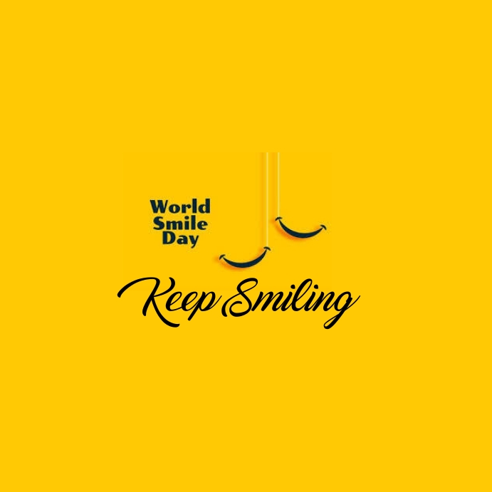 world smile day instagram post Template | PosterMyWall