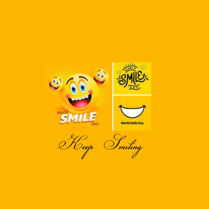 world smile day instagram post Template | PosterMyWall