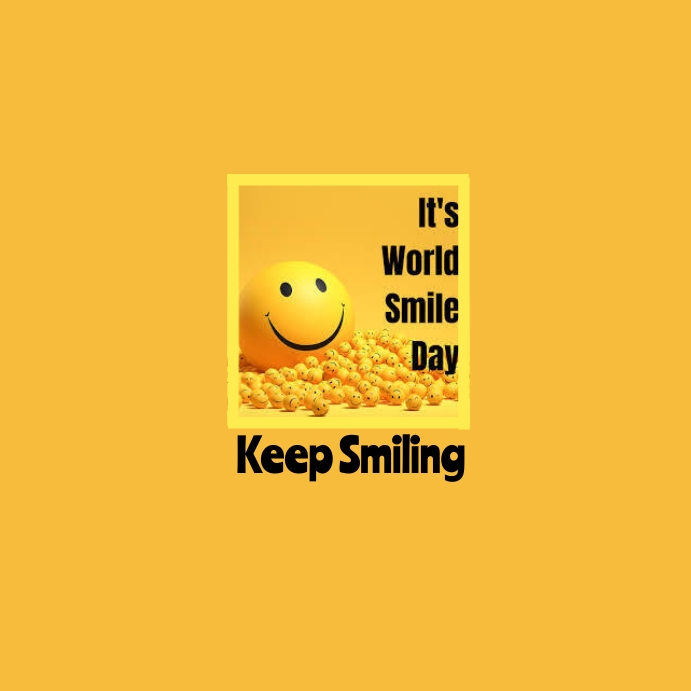 world smile day instagram post Template | PosterMyWall