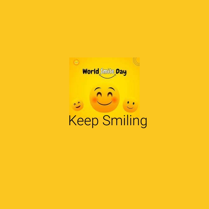 world smile day instagram post Template | PosterMyWall