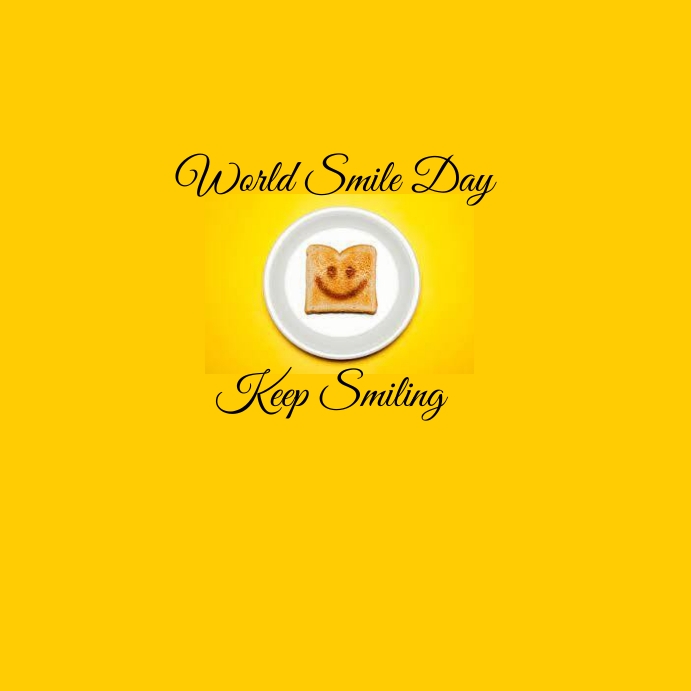 world smile day instagram post Template | PosterMyWall