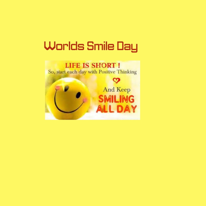 world smile day instagram post Template | PosterMyWall