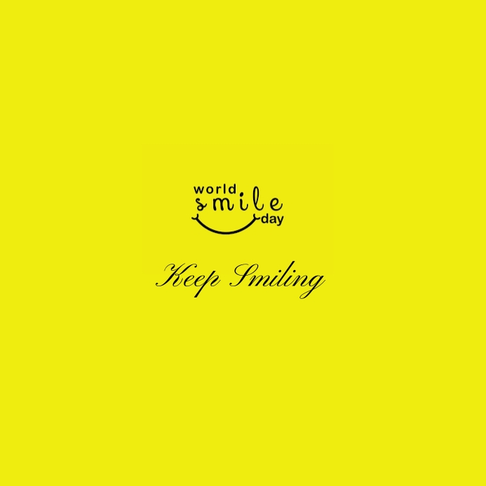 world smile day instagram post Template | PosterMyWall