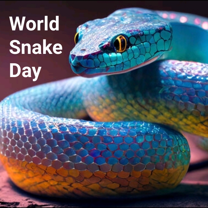 World snake day Instagram post Template | PosterMyWall