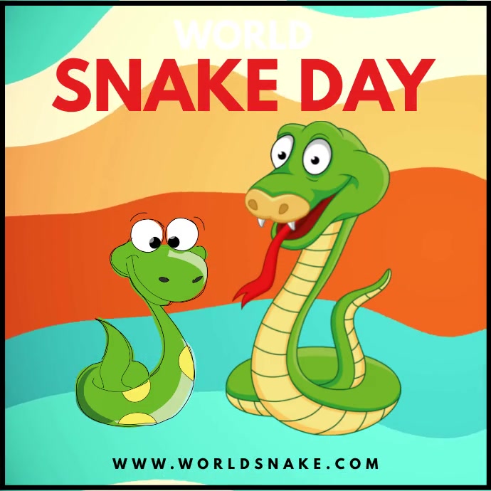 world snake day Post Template | PosterMyWall