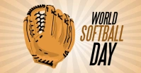World Softball Day Imagen Compartida en Facebook template