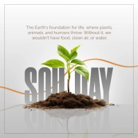 World Soil Day Instagram Post template