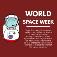 World Space Week Template | PosterMyWall