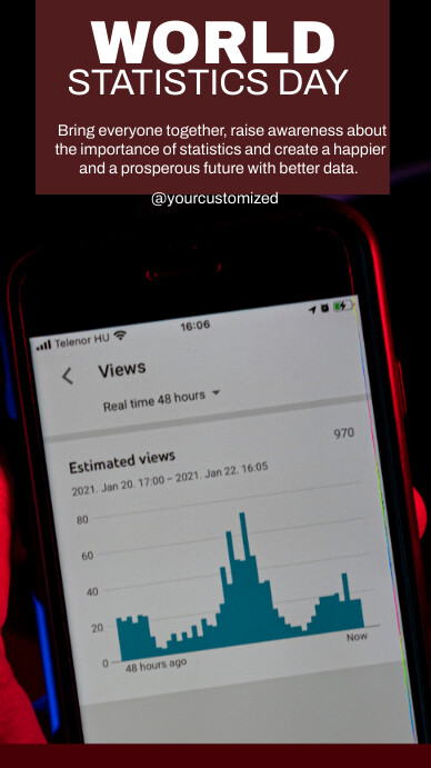 World statistics day Template | PosterMyWall