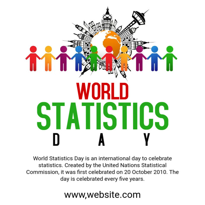 Stat Day Example World Statistics Day Template | PosterMyWall