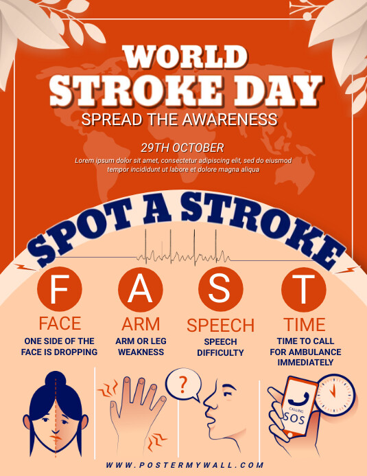 Copy of World Stroke day | PosterMyWall