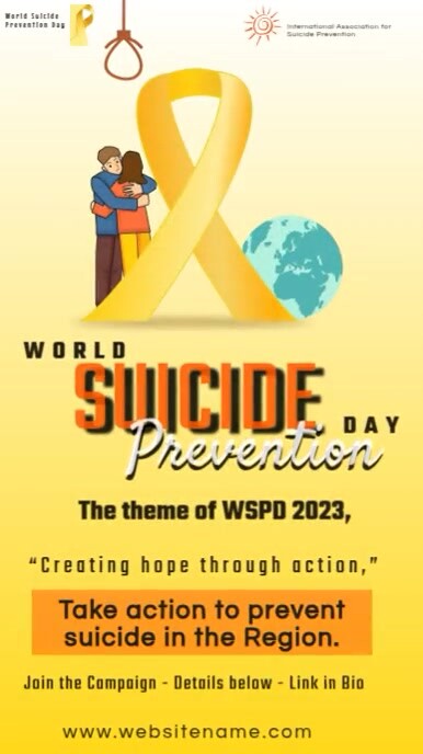 World Suicide Prevention Day Instagram Story template
