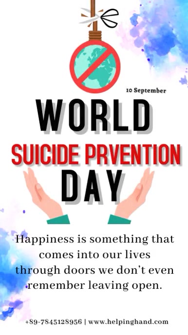 World Suicide Prevention Day (1) Instagram Story template