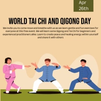 World Tai Chi and Qigong Day Instagram Post template