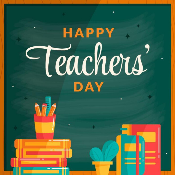 World Teachers Day Template PosterMyWall