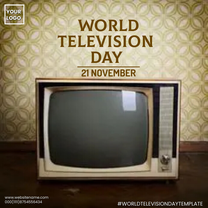 World television day template 2023 Instagram Post