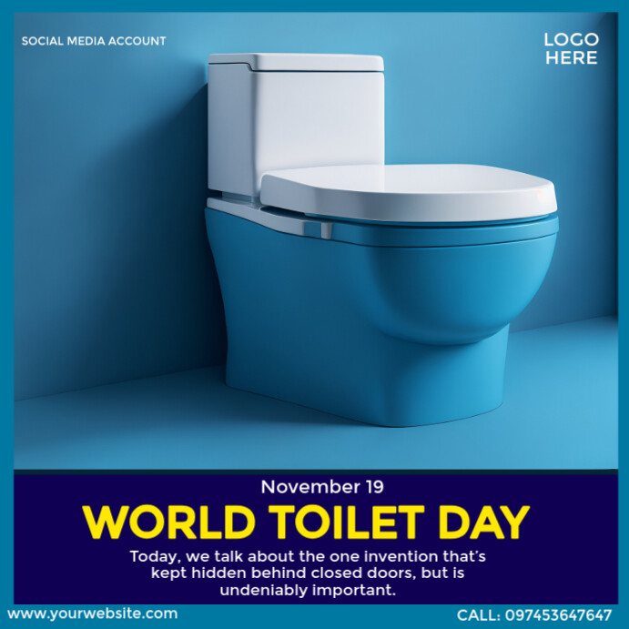 World Toilet Day Template | PosterMyWall