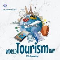 world tourism day 27th September Vierkant (1:1) template