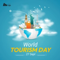 world tourism day template Square (1:1)