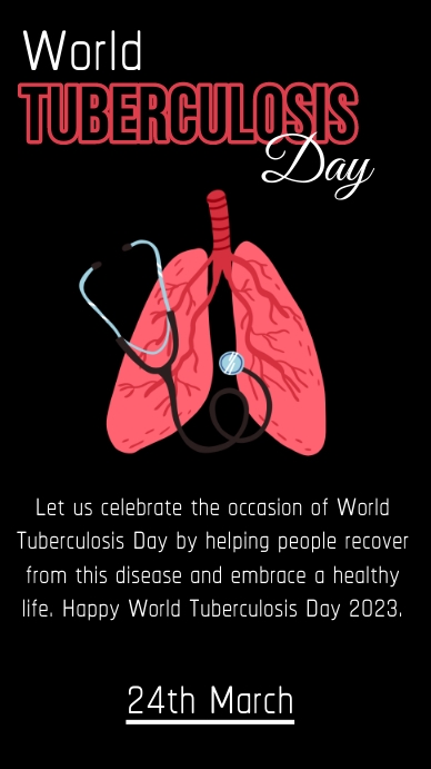 world tuberculosis day, world tb day Instagram Story template