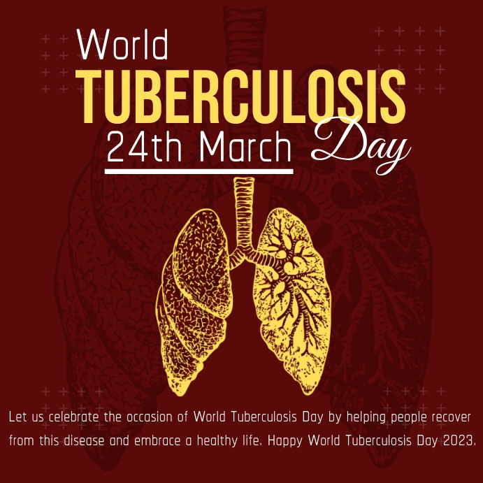 World tuberculosis day, world tb day Wpis na Instagrama template