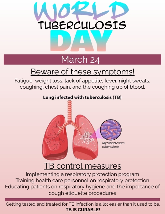 Tuberculosis Templete World Tuberculosis Day Template | PosterMyWall