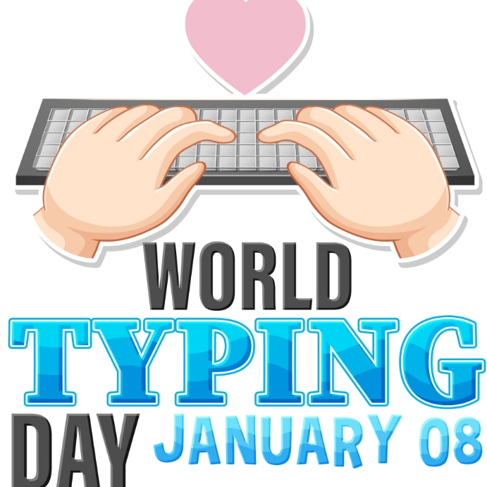 Computer Keyboarding Day World typing day event flyer Template | PosterMyWall