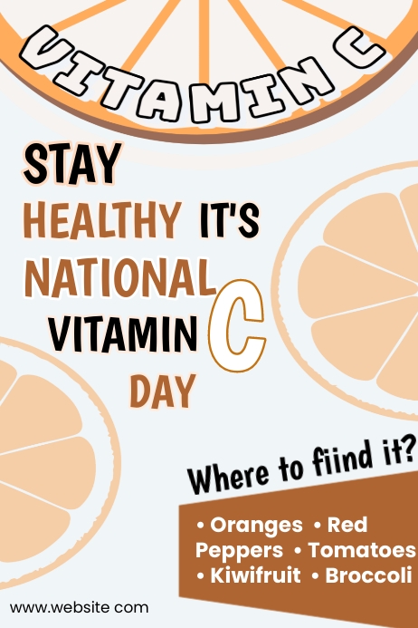 Copy of World Vitamin C Day | PosterMyWall
